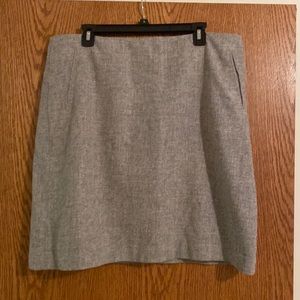 Talbots size 16 grey wool skirt